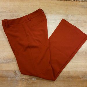 New York & Company stretch dark red pants size 2